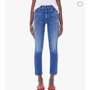 MOTHER Mid Rise Dazzler Ankle in Wish on a Star